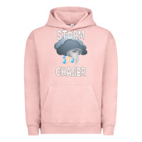 Pigment Salmon Kids Storm Chaser Boys Storm Hunter Tornado Gift Urban Hoodie - minhPixels