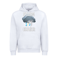 White Kids Storm Chaser Boys Storm Hunter Tornado Gift Urban Hoodie - minhPixels