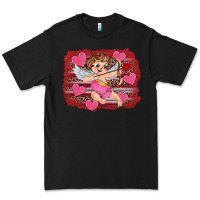 Black valentine's day cupid heart Premium Tee - RanaPortraitStore