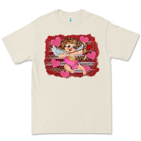Bone valentine's day cupid heart Premium Tee - RanaPortraitStore