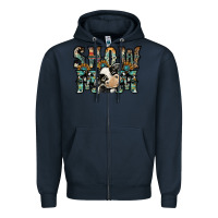Navy show mom Zipper Hoodie - SublimationCraftShop