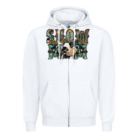 White show mom Zipper Hoodie - SublimationCraftShop