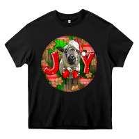 Black christmas hampshire sheep Heavy Core Tee - LillyAllenDesigns