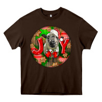 Chocolate Brown christmas hampshire sheep Heavy Core Tee - LillyAllenDesigns