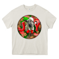 Cream christmas hampshire sheep Heavy Core Tee - LillyAllenDesigns