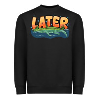 Black Later Heavyweight Sweatshirt - CowhideDigitalArt