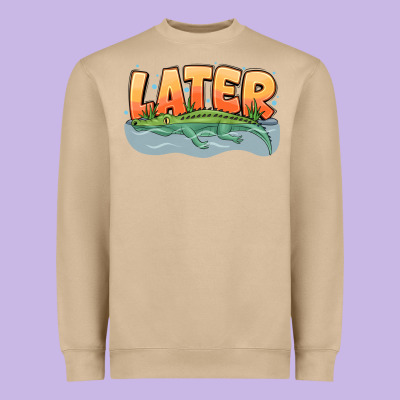 Later Heavyweight Sweatshirt Designed By Cowhidedigitalart