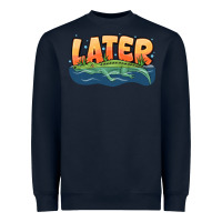 Navy Later Heavyweight Sweatshirt - CowhideDigitalArt