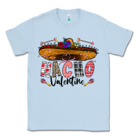 Dusty Blue festive sombrero and nacho art Classic Tee - CowhideDigitalArt