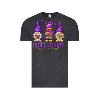 Vintage Black I need more beads with gnomies Vintage Tee - HowdyJamesFarm