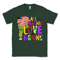 Sports Green All Teacher Love Brains Classic Tee - texasbilliewilder