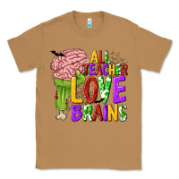 Toasted Coconut All Teacher Love Brains Classic Tee - texasbilliewilder