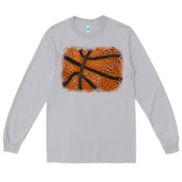 Moon Dust Basketball leopard glitter background Long Sleeve Tee - HowdyJamesFarm