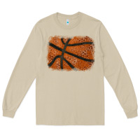 Mushroom Basketball leopard glitter background Long Sleeve Tee - HowdyJamesFarm