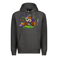 Charcoal Heather one spooky nurse Premium Hoodie - BundleAndBundleShop