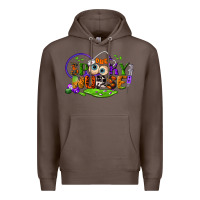 Coffee one spooky nurse Premium Hoodie - BundleAndBundleShop