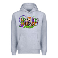 Heather Grey one spooky nurse Premium Hoodie - BundleAndBundleShop
