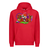Red one spooky nurse Premium Hoodie - BundleAndBundleShop