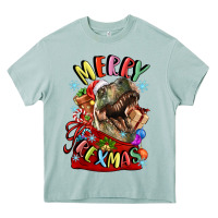 Arona t rex merry rexmas Heavy Core Tee - LillyAllenDesigns