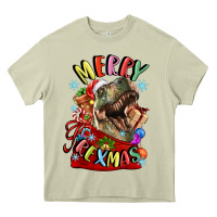 Mossy t rex merry rexmas Heavy Core Tee - LillyAllenDesigns