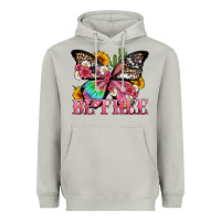 Moon Dust be free with butterfly and cactus flowers Heavyweight Hoodie - Artiststas