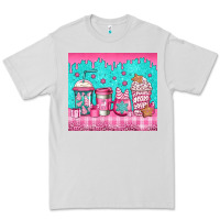 Dove Grey pink christmas coffee Premium Tee - Jasminsmagicworld