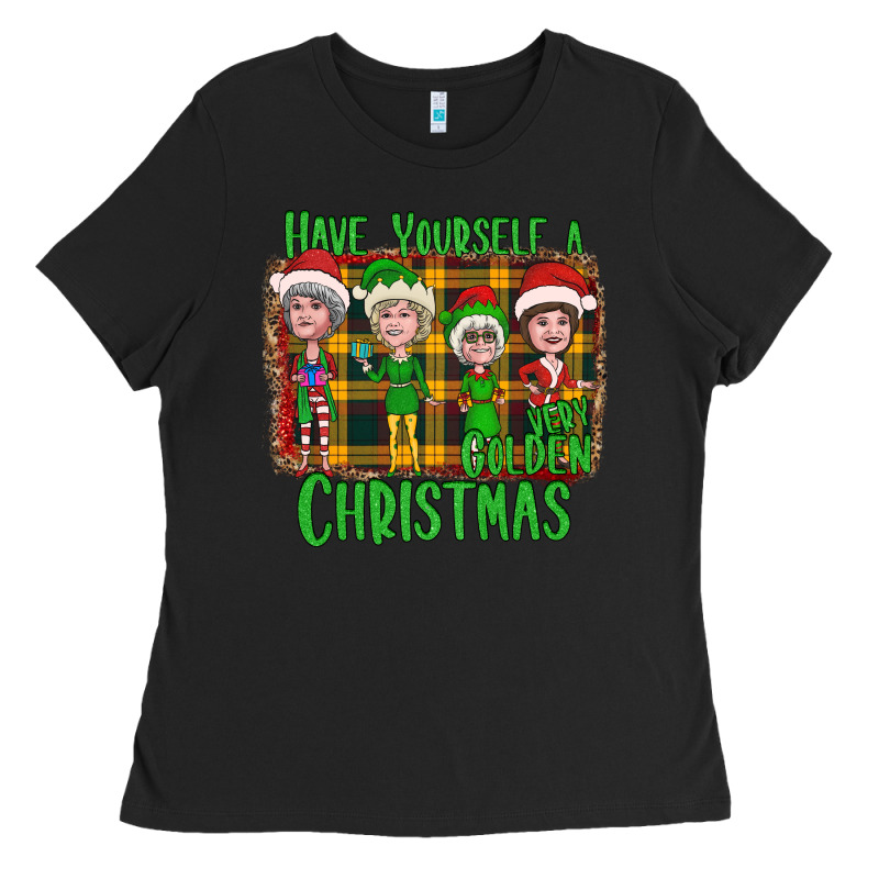 Have Yourself A Very Golden Christmas Ladies Tee by Bettercallsaul | Teevron