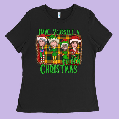 Have Yourself A Very Golden Christmas Ladies Tee Designed By Bettercallsaul