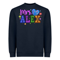 Navy mrs Heavyweight Sweatshirt - CowhideDigitalArt