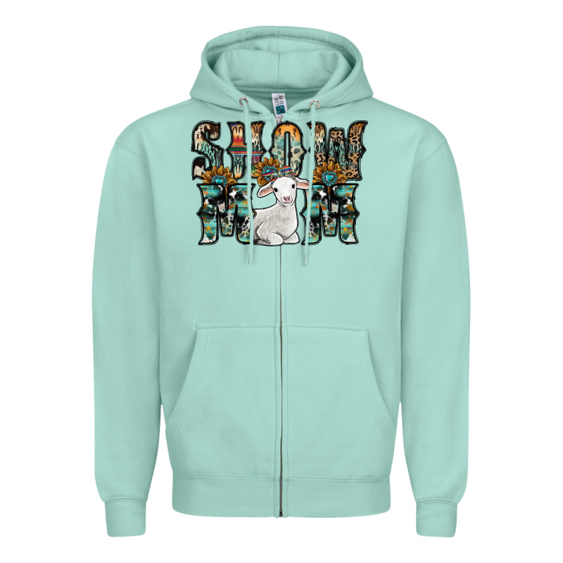 Show Mom Sheep Zipper Hoodie by SublimationCraftShop | Teevron