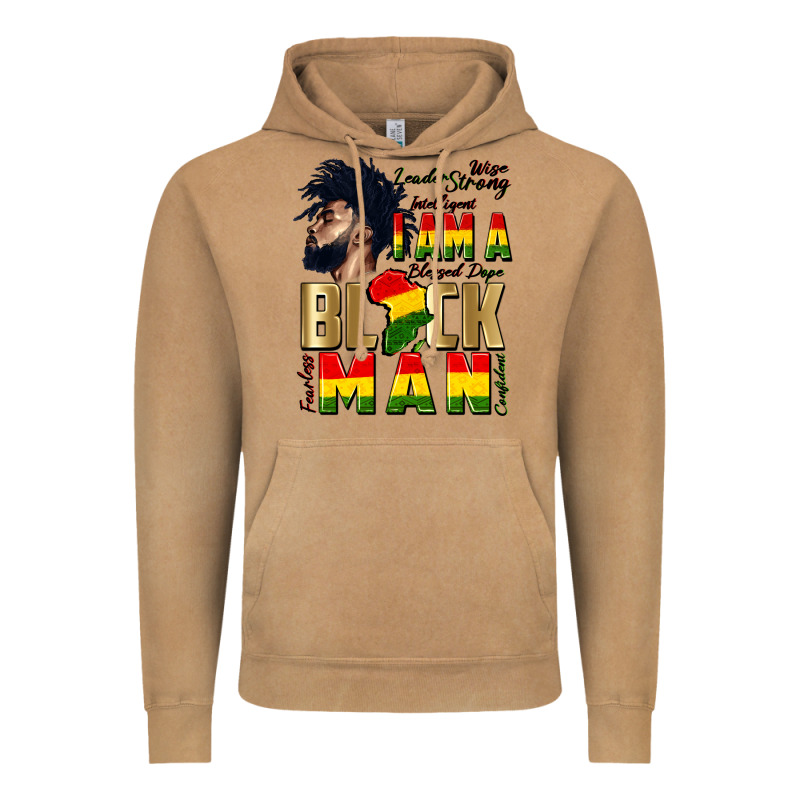 I Am A Black Man Vintage Hoodie by CowGirlArtShop | Teevron