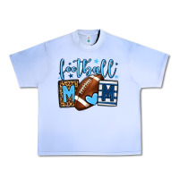 Grape Ice Football mom blue team color Urban Heavy Tee - HowdyJamesFarm