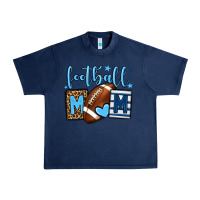 Navy Football mom blue team color Urban Heavy Tee - HowdyJamesFarm