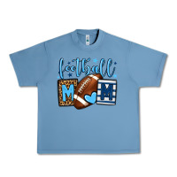 Pebble Blue Football mom blue team color Urban Heavy Tee - HowdyJamesFarm