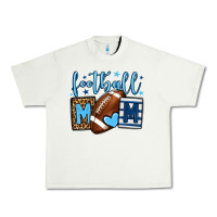 Pistachio Football mom blue team color Urban Heavy Tee - HowdyJamesFarm