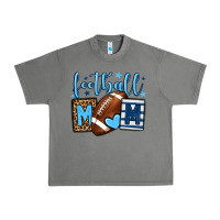 Tornado Football mom blue team color Urban Heavy Tee - HowdyJamesFarm