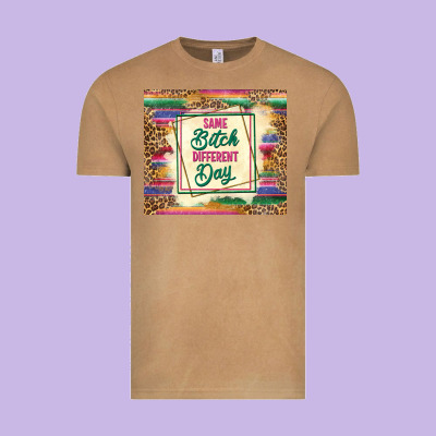 Same Bitch Different Day Vintage Tee Designed By Tumblerdesignbyshophia