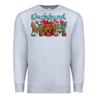 Heather Grey dachshund mom Premium Sweatshirt - Artiststas