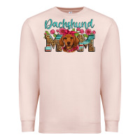 Pale Pink dachshund mom Premium Sweatshirt - Artiststas