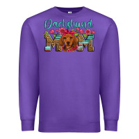 Purple dachshund mom Premium Sweatshirt - Artiststas