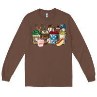Chestnut Baseball coffee cups Long Sleeve Tee - HowdyJamesFarm