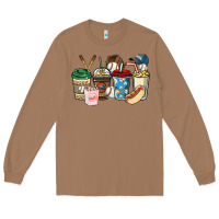 Toasted Coconut Baseball coffee cups Long Sleeve Tee - HowdyJamesFarm