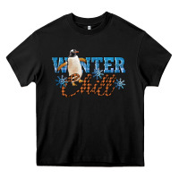 Black Winter Chill Penguin Heavy Core Tee - LillyAllenDesigns