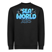 Black Sea World 2025 Heavyweight Sweatshirt - CowhideDigitalArt