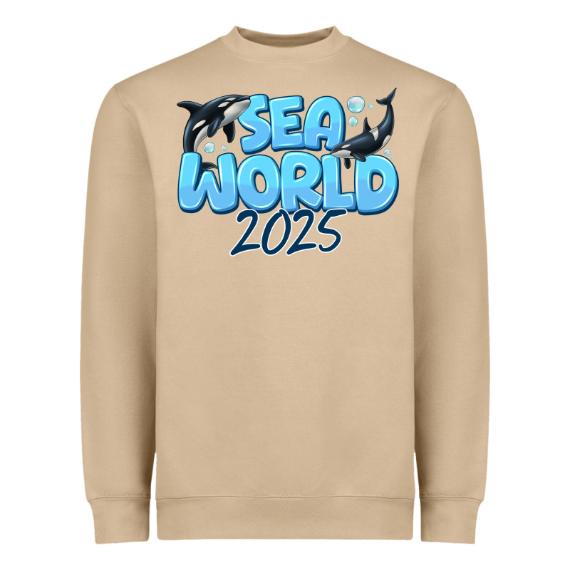Sea World 2025 Heavyweight Sweatshirt by CowhideDigitalArt | Teevron