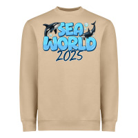 Mushroom Sea World 2025 Heavyweight Sweatshirt - CowhideDigitalArt