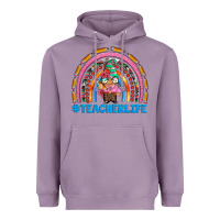 Lavender teacherlife and teacher gnome rainbow Heavyweight Hoodie - Artiststas
