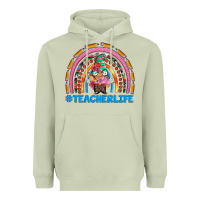 Matcha teacherlife and teacher gnome rainbow Heavyweight Hoodie - Artiststas