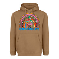 Toasted Coconut teacherlife and teacher gnome rainbow Heavyweight Hoodie - Artiststas
