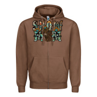 Chestnut show mom highland cow Zipper Hoodie - SublimationCraftShop
